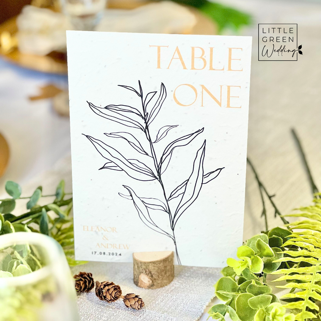 Simple Lines - Table Numbers/Names