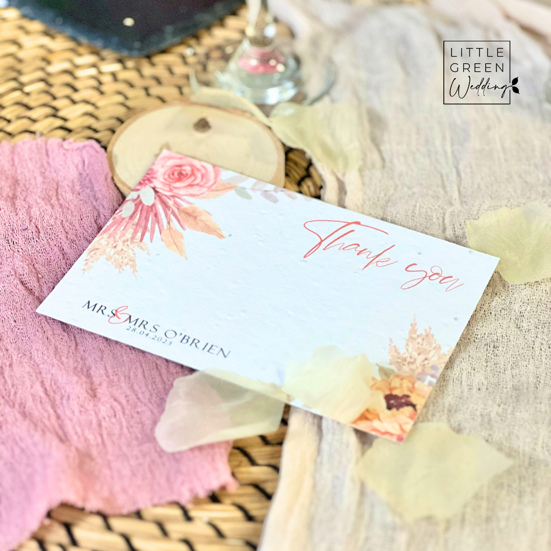 Blush - Thank You Card