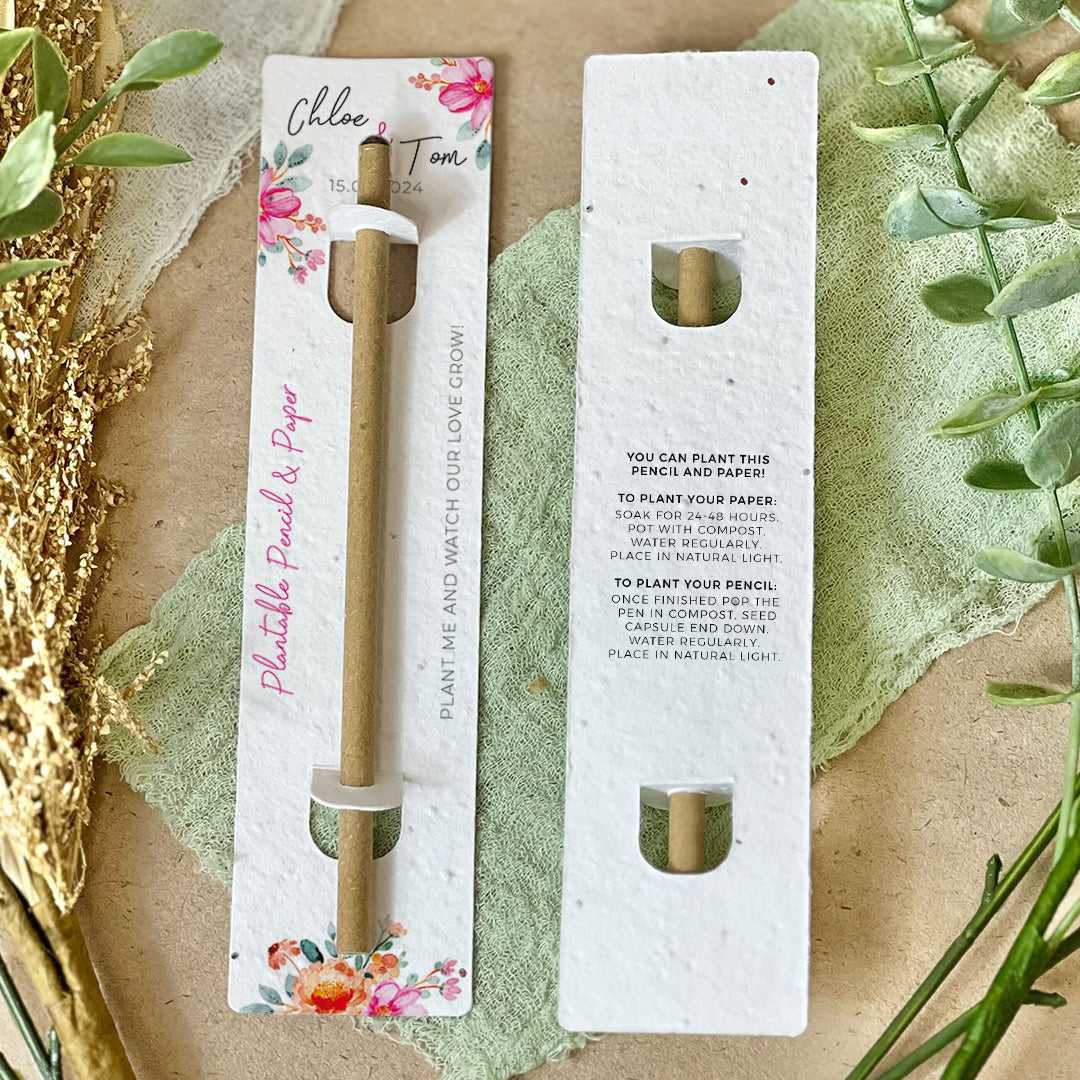 Bright Blooms - Plantable Pencil