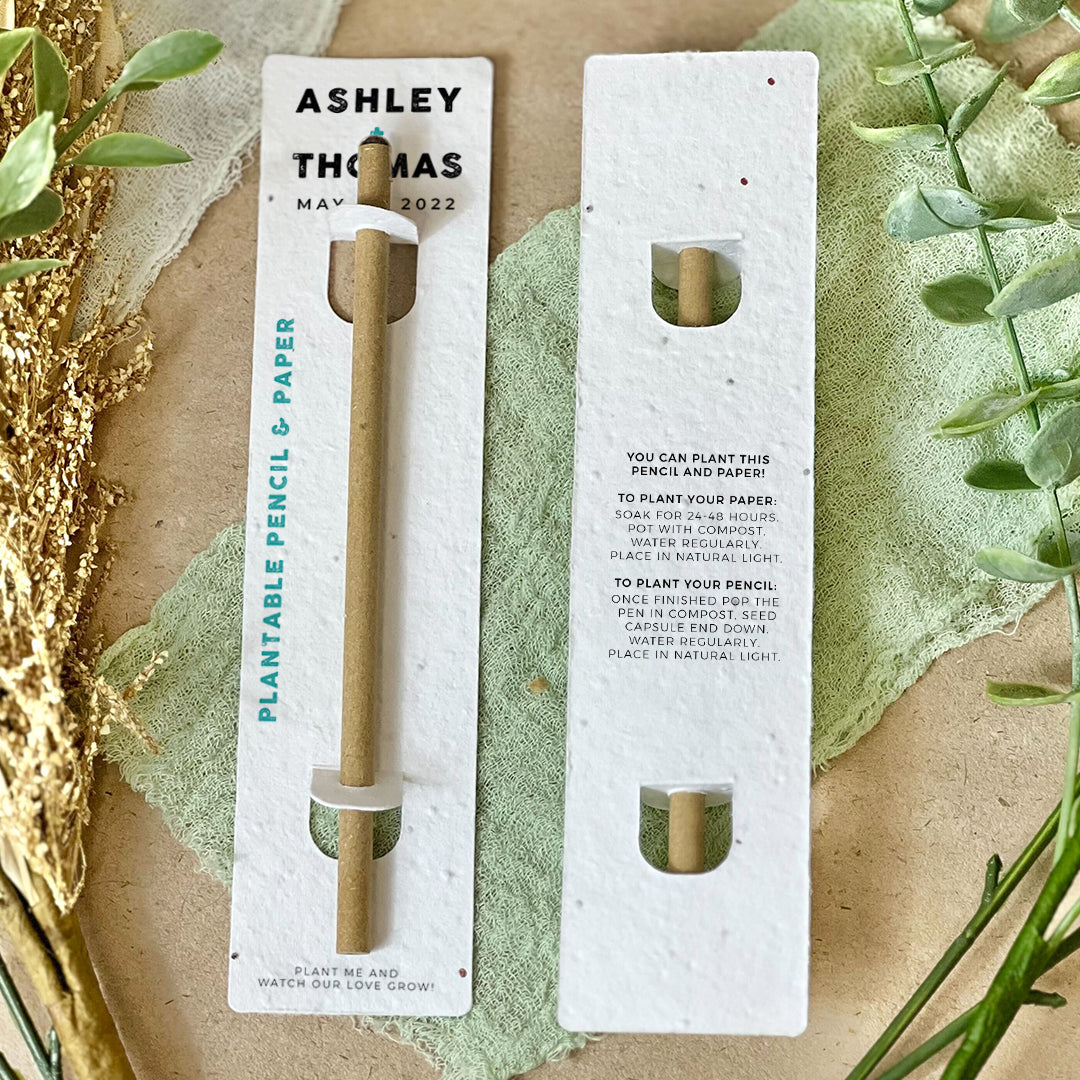 Letterpress - Plantable Pencil