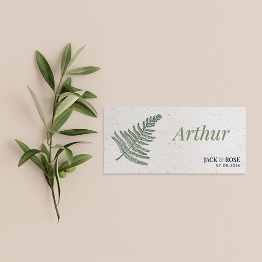 Forest Ferns - Place Card