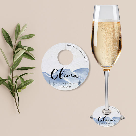 Into the Wild - Wine Glass Name Tags