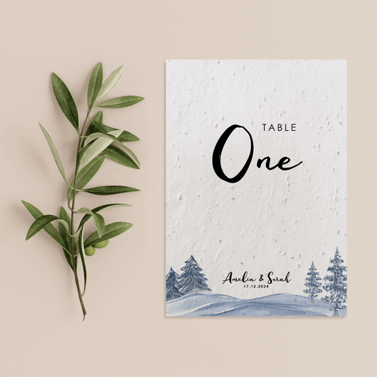 Into the Wild - Table Numbers/Names