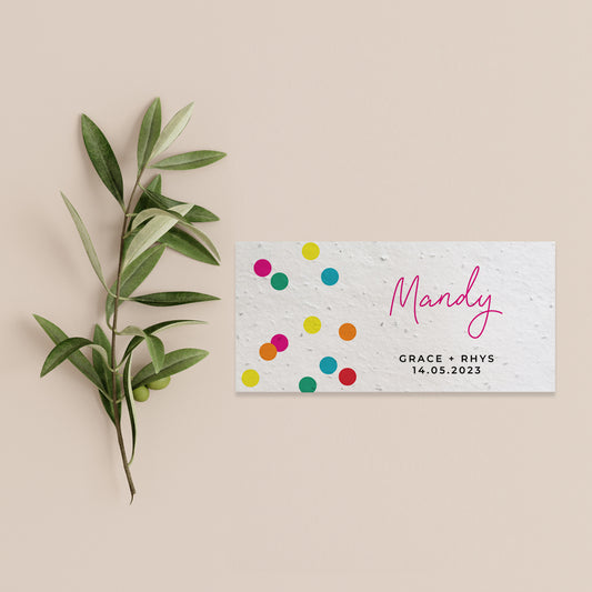 Dotty About You - Place Cards