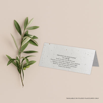 Greenery - Place Cards
