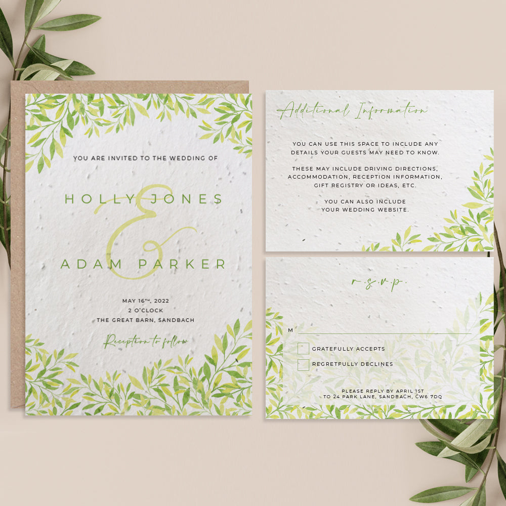 Lemon Tree Invitation