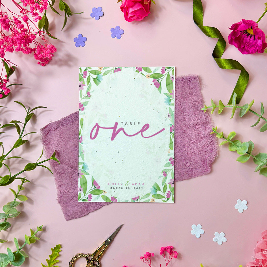 All Wedding Table Numbers/Names Cards