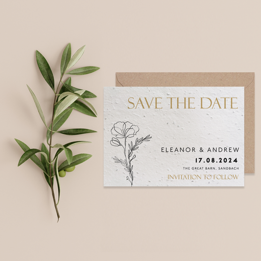 Simple Lines - Save the Date