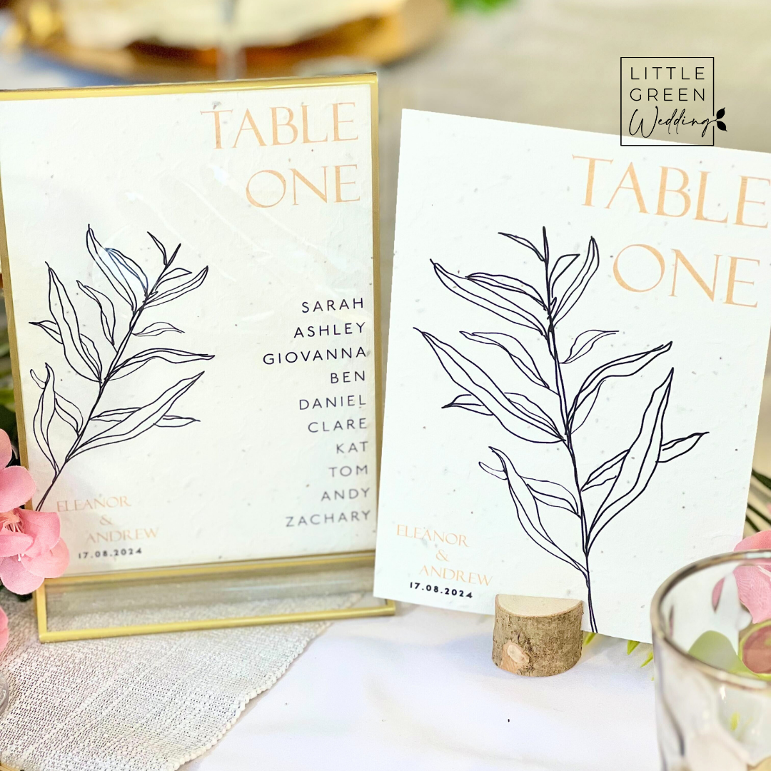Simple Lines - Table Numbers/Names