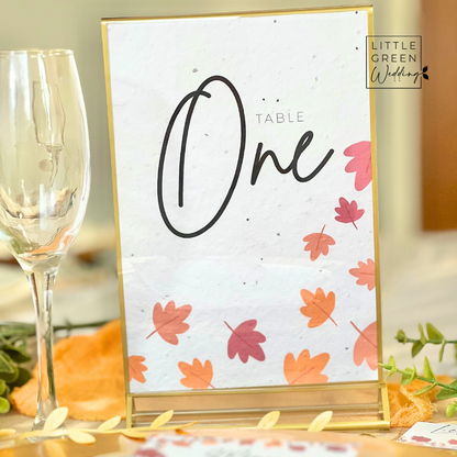 Falling For You - Table Numbers/Names