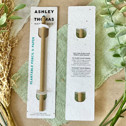 Letterpress - Plantable Pencil