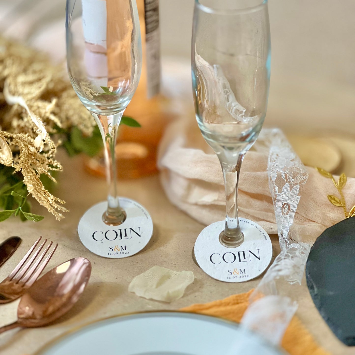 Renee - Wine Glass Name Tags