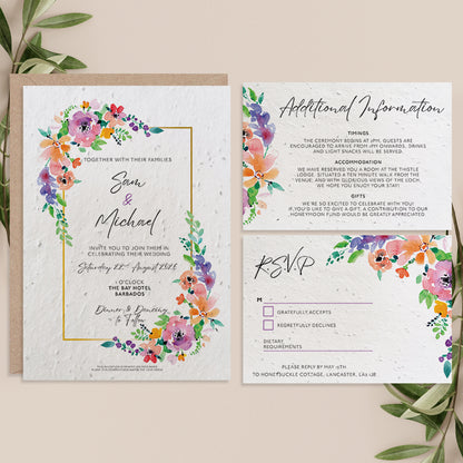 Brightly Ever After - Invitation