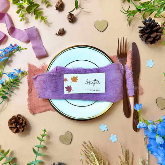 Falling For You - Place Cards