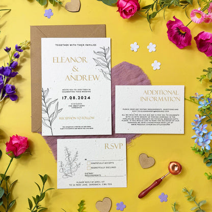 Simple Lines - Invitation