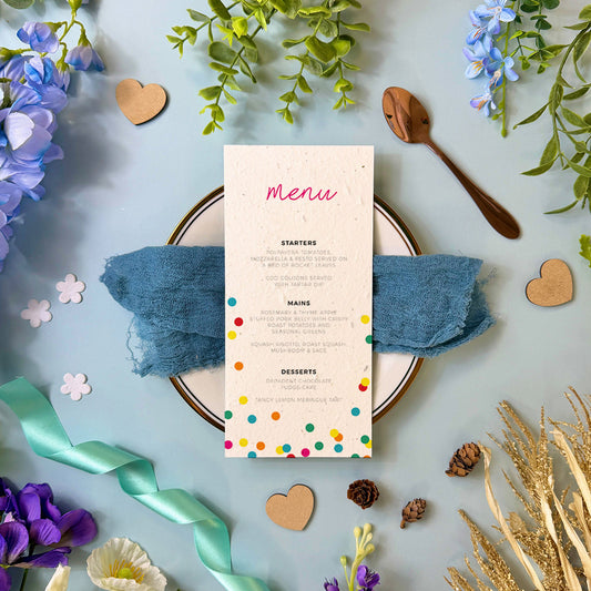 Dotty About You - Menu