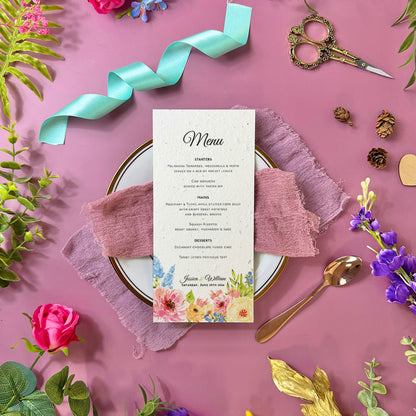 Summer Blooms - Menu