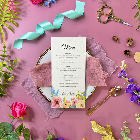 Summer Blooms - Menu