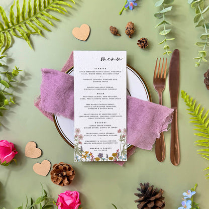 Wildflowers - Menu