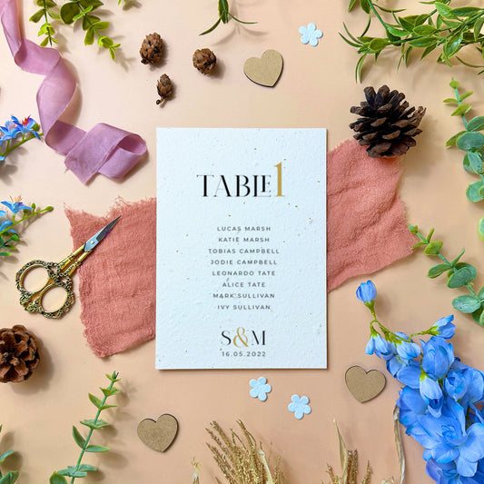 Renee - Seating Plan Cards