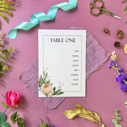 Flutter - Seating Plan Cards