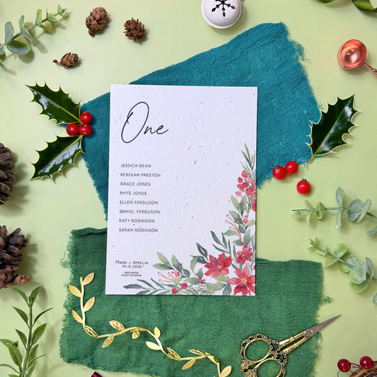 Winterberry - Seating Plan Cards