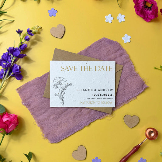 Simple Lines - Save the Date