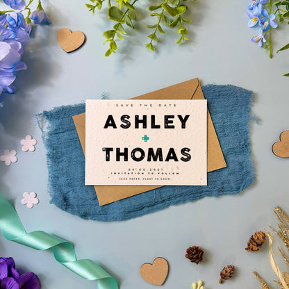 Letterpress - Save the Date