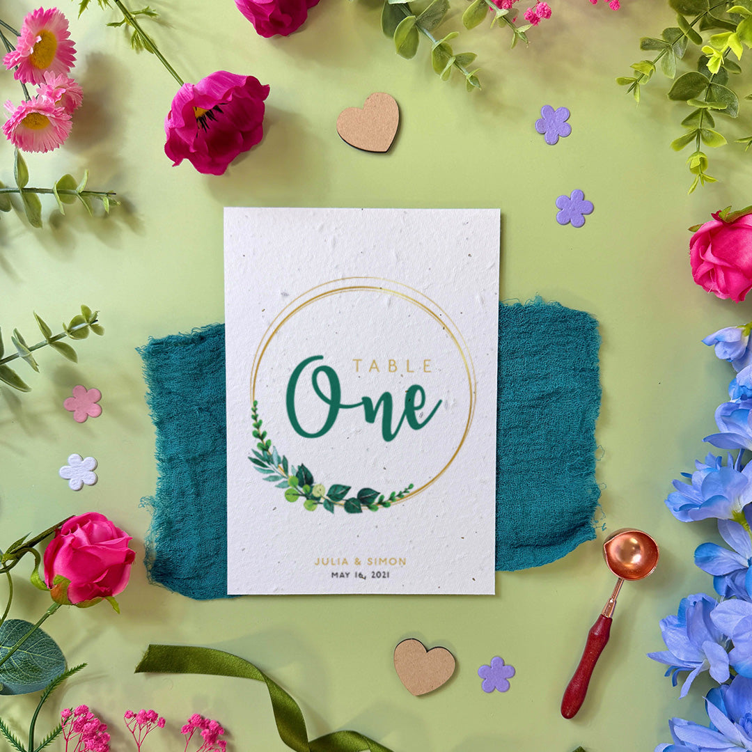 Foliage - Table Numbers/Names