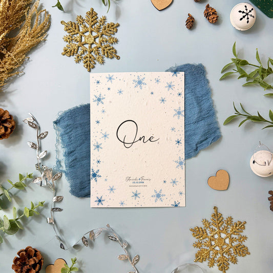 Snowfall - Table Numbers/Names