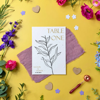 Simple Lines - Table Numbers/Names