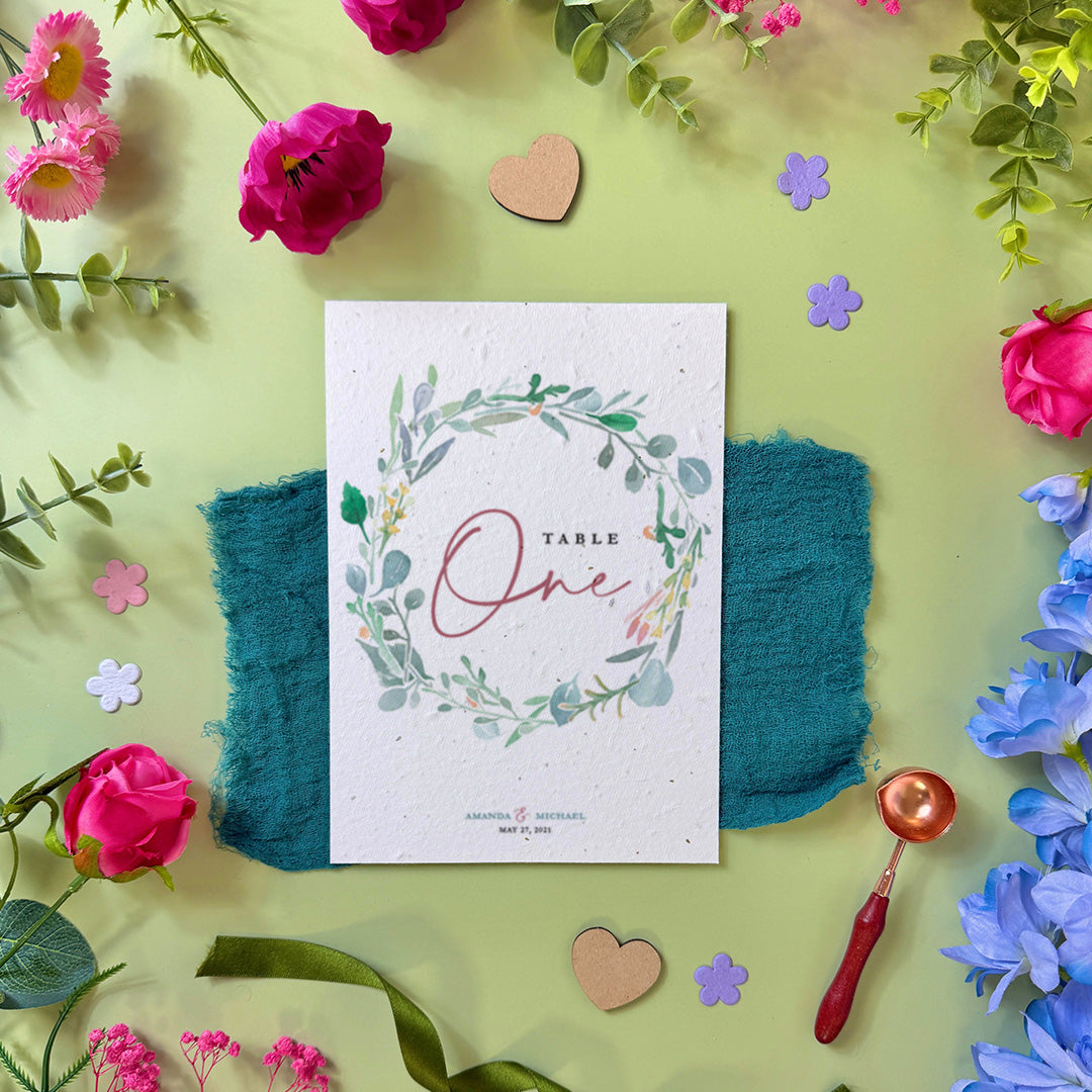 Eucalyptus - Table Numbers/Names