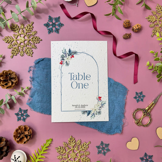 Winter Garden - Table Numbers/Names