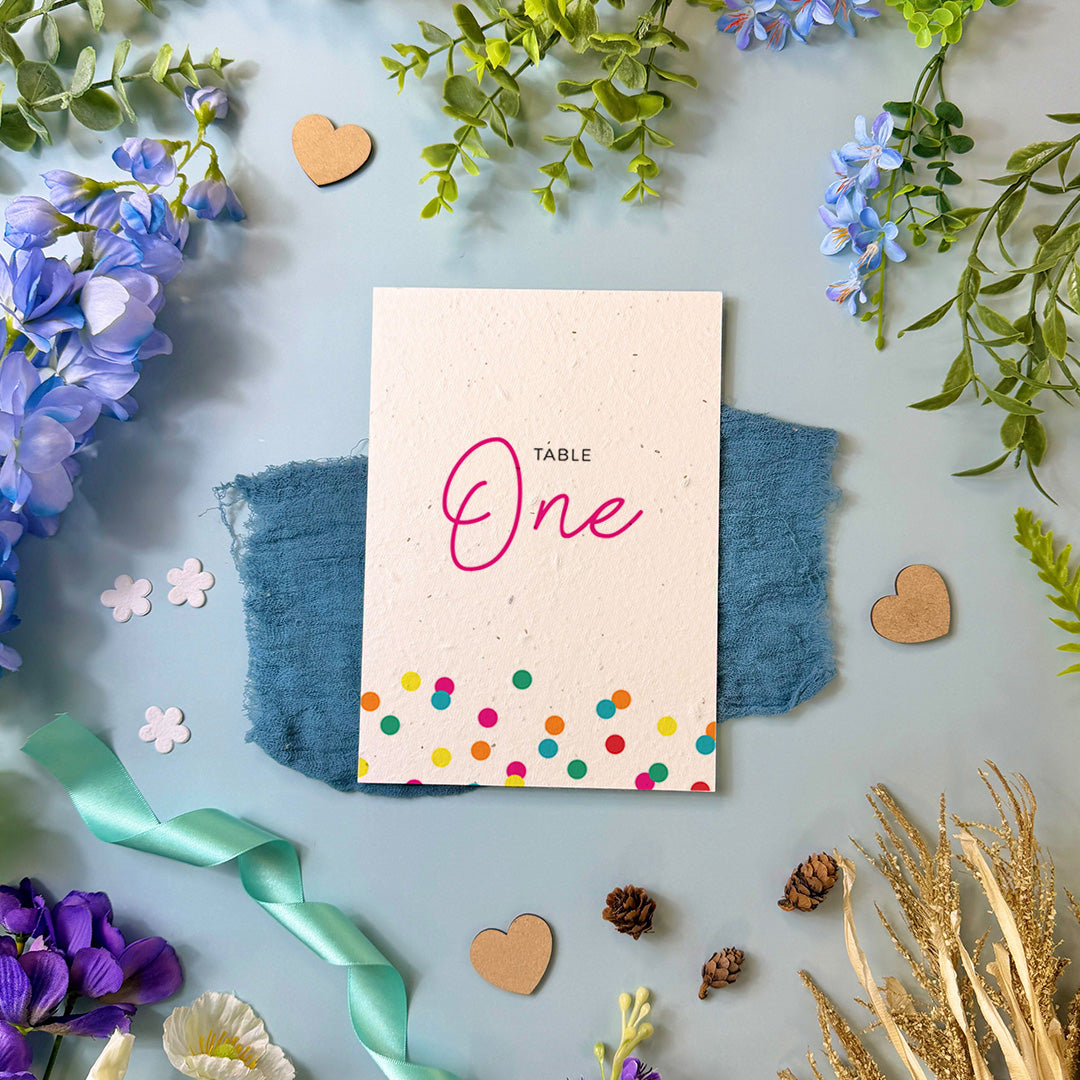 Dotty About You - Table Numbers/Names