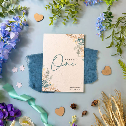 Saddleworth - Table Numbers/Names