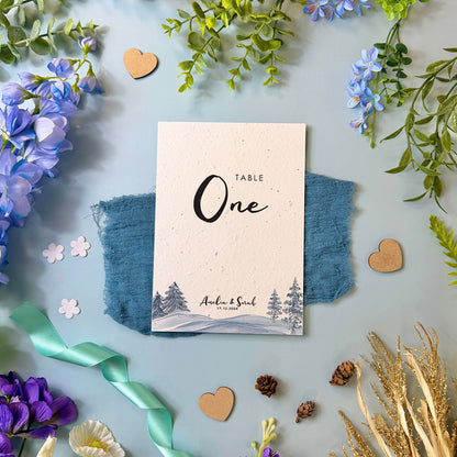 Into the Wild - Table Numbers/Names