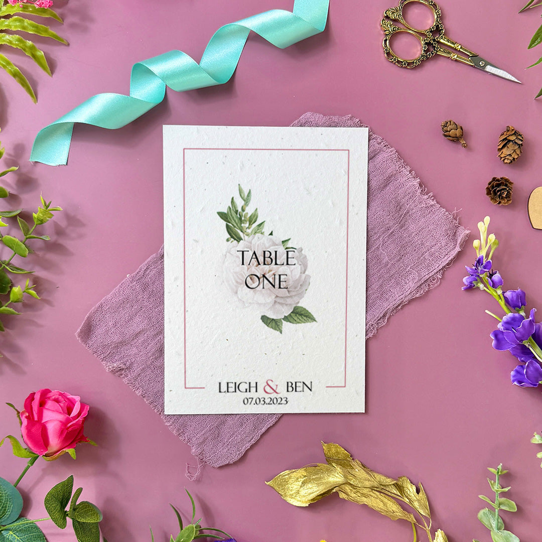 Flutter - Table Numbers/Names