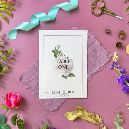 Flutter - Table Numbers/Names