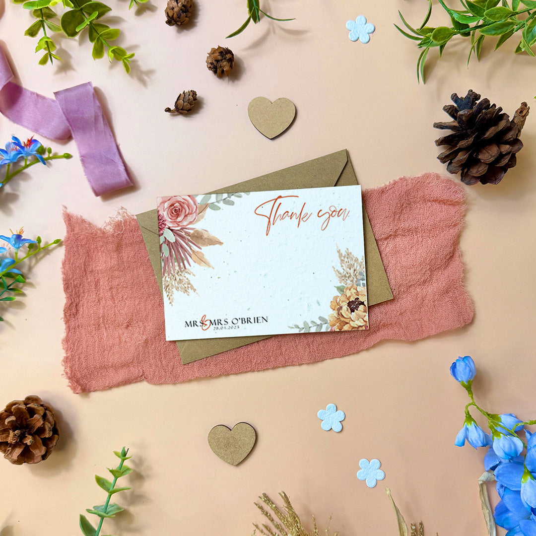 Blush - Thank You Card