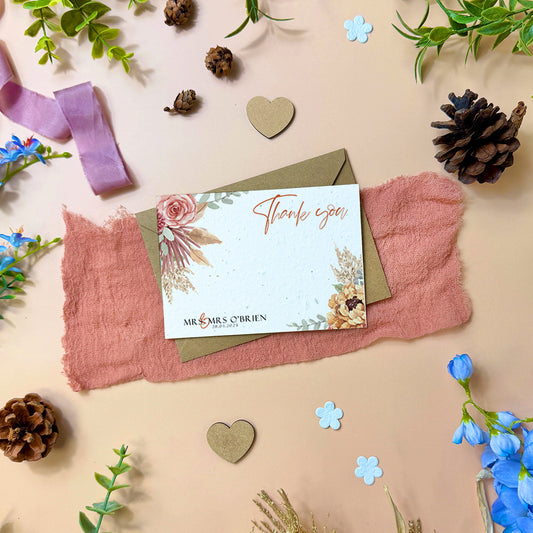 Blush - Thank You Card