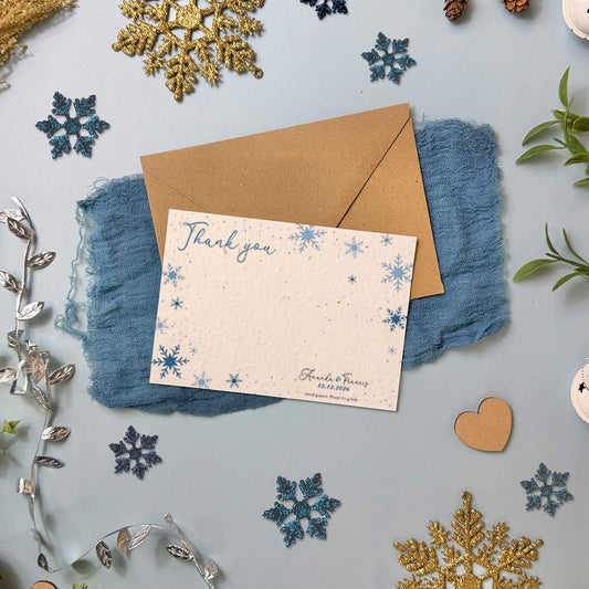 Snowfall - Thank You Card