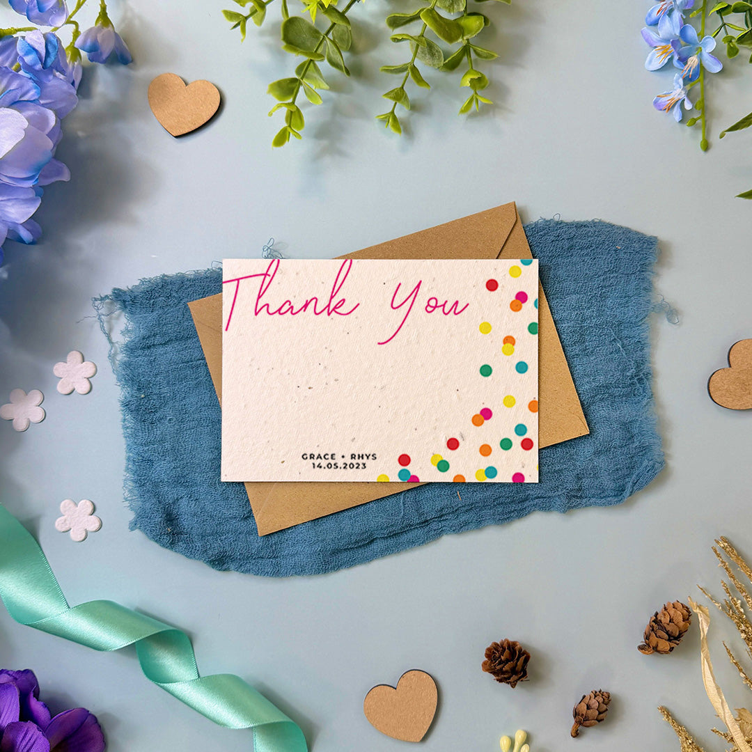 Dotty About You - Thank You Card