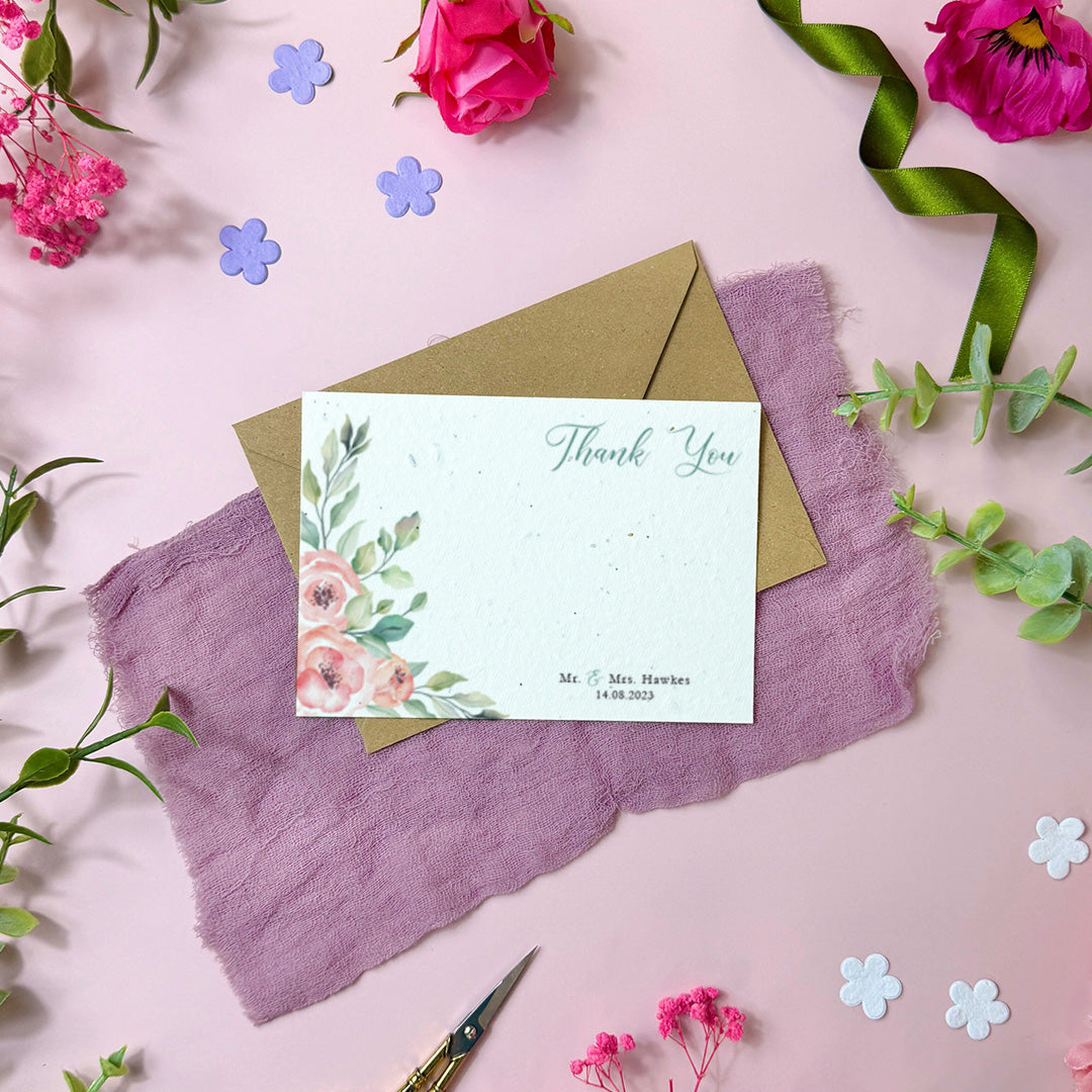 Rose Garden - Thank You Card