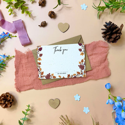 Falling For You - Thank You Card