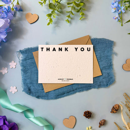 Letterpress - Thank You Card