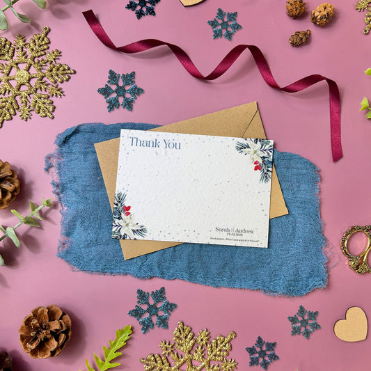 Winter Garden - Thank You Card
