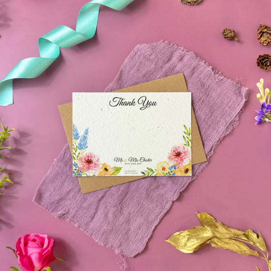 Summer Blooms - Thank You Card