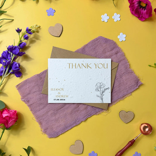 Simple Lines - Thank You Card