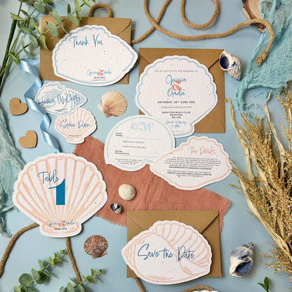 Seashells - Invitation