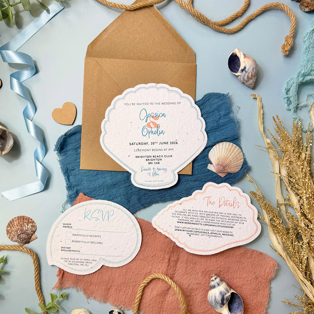 Seashells - Invitation